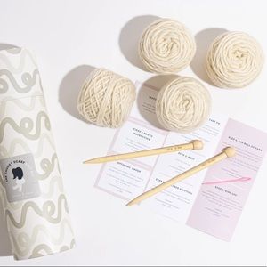 Wool Scarf Knit Kit by Smoke & Slate (Merino Wool)